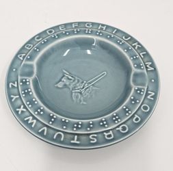 Vintage Braille Ashtray Universal Pottery