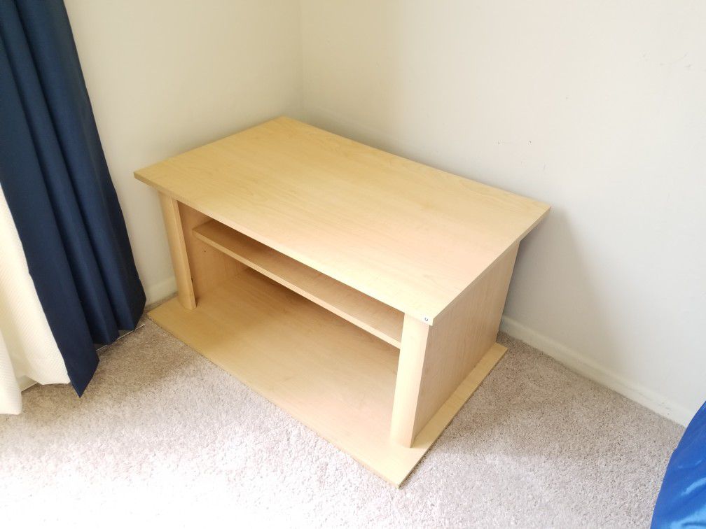 Wooden TV stand (no tv)