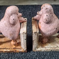 Antique Bookends With Original Paint 