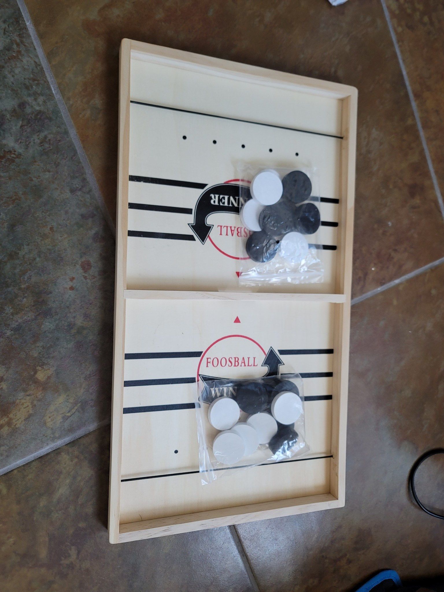 Fast Sling Puck Game, Table Desktop Battle Ice Hockey Game/Winner Board Games, Desktop Sport Board Game for Family Game Night Fun, Tabletop Slingshot 