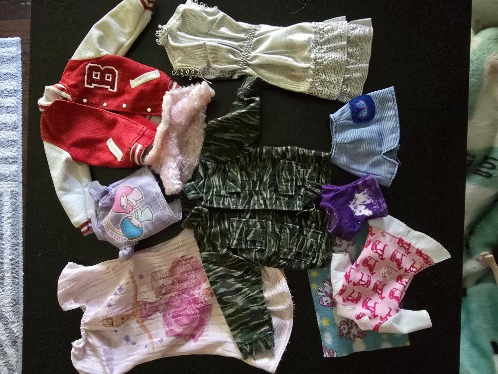 Vintage BARBIE + KEN Clothes FASHION Lot