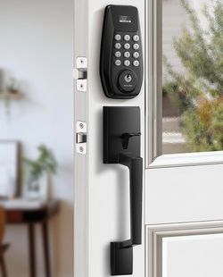 DESLOC C100 Keyless Smart Deadbolt Entry Door Lock with Handle Set