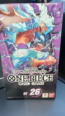 One piece starter set purple black monkey d luffy
