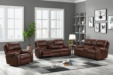 Oversized  3pc Reclinables Brown 🤓✅😎🚛🥰🥹