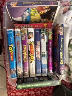 Disney and other VHS tapes