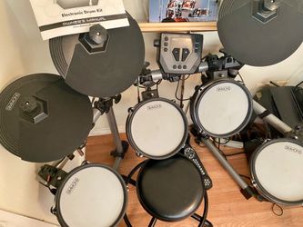 Complete Simmons SD350 Electronic Drum Kit Bundle - Great Condition
