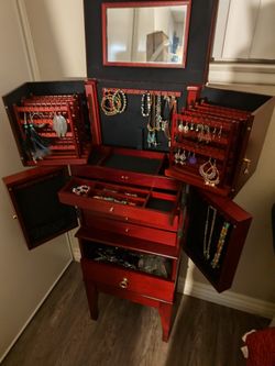 Tall Jewelry Box & Paparazzi Jewelry