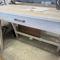 Paulo Wood Writing Desk with Drawer - Threshold