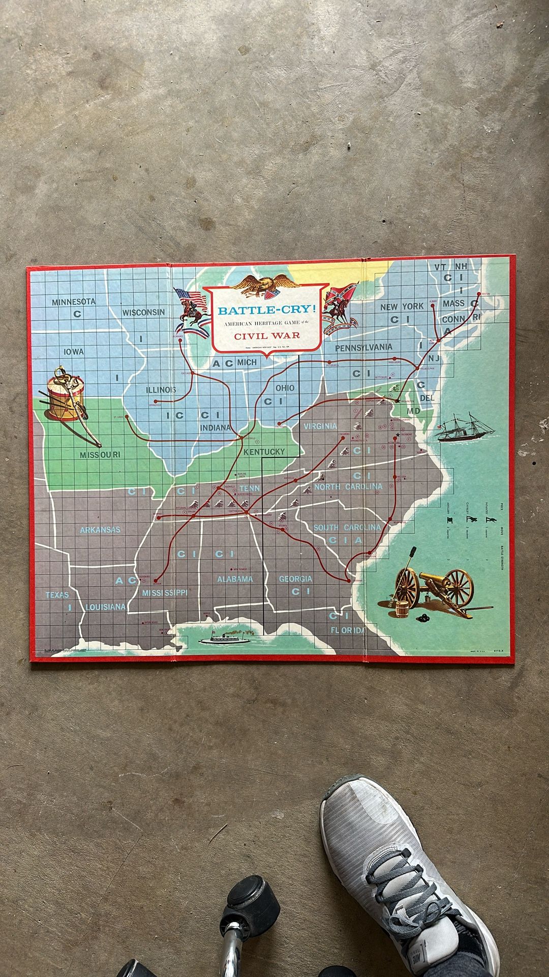 A S L Board Game Antique