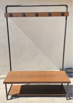 Entry Bench & Coat Rack