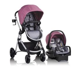 NEW! Evenflo Pivot Travel System & Infant Car Seat