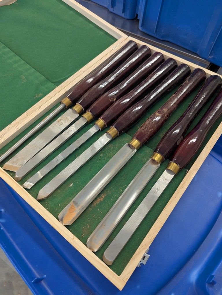 HSS Lathe Tools Turning Set With Box - Set Of 8