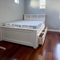 Full Bed And Drawers With Mattress