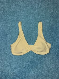 YoungLA for Her W361 Amore Knot Sports Bra Pastel Yellow Size Large