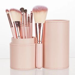 High-End Professional Makeup Brushes Set with Bucket Blush Powder Eyeshadow Eyebrow Foundation Beauty Makeup Tool Brochas