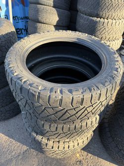 Used Set Of Nitto Ridge Grappler Tires Size 265/50/20