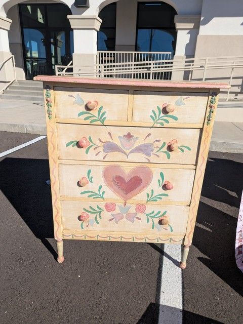 Painted Wood Dresser