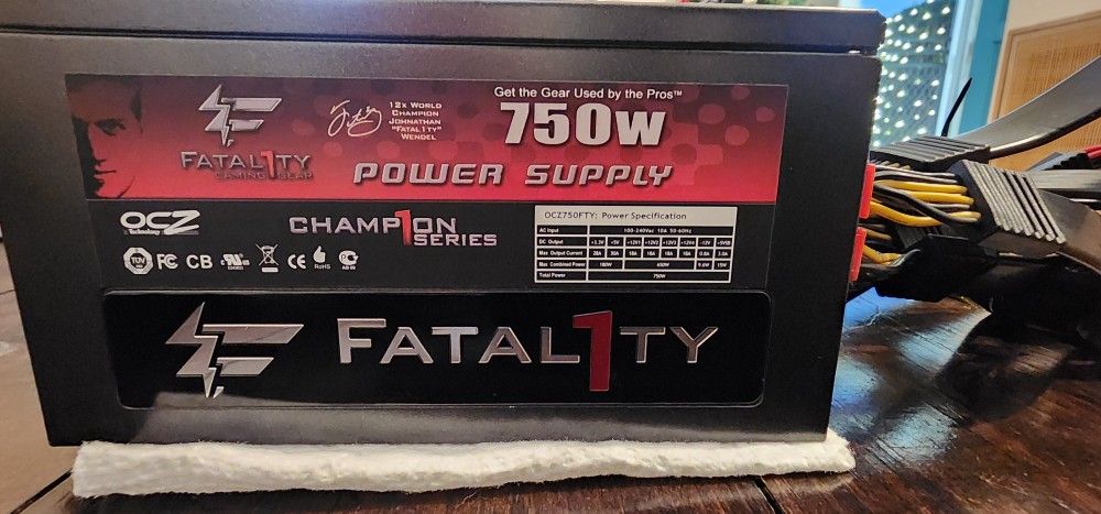 OCz Fatal1ty 750w Power Supply