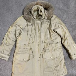 Jacket With Hood And Fur
