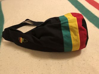 Backpack or side arm sling wear, black and navy