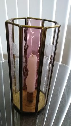 Beautiful Glass Candle Holder