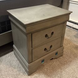 Nightstand (2 Drawer Compartment) ~ $30 (Need Gone ASAP!)