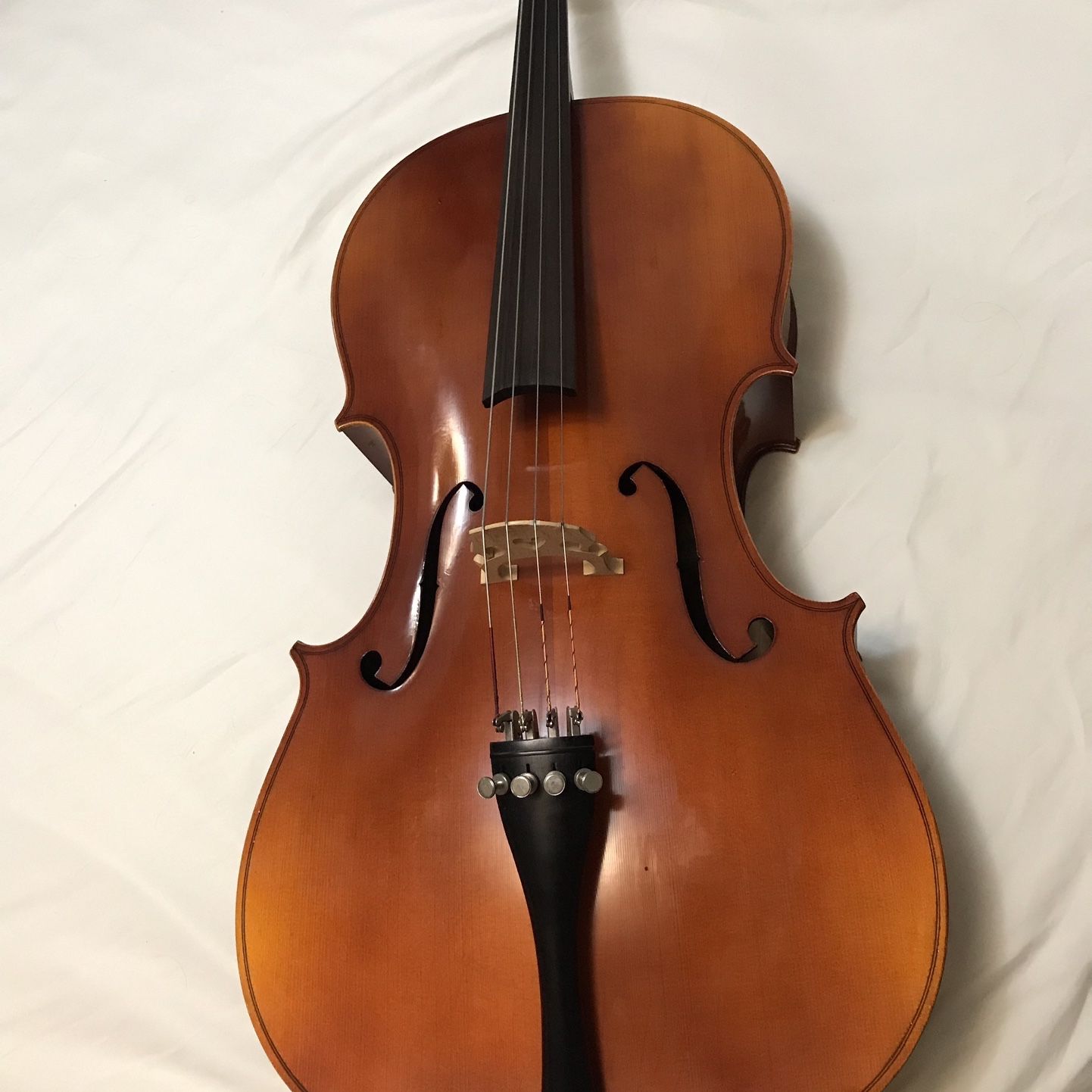 Cello, 4/4, German, 1988, made by Rudolf Schuster with