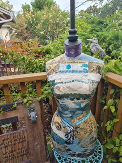 Vintage papier mache mannequin  / form