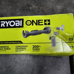NEW RYOBI PCL901B 18V ONE+ 10 OZ. CAULK & ADHESIVE GUN - TOOL ONLY