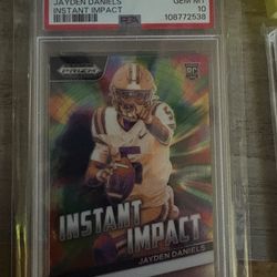 Jayden Daniel’s Instant Impact Psa 10