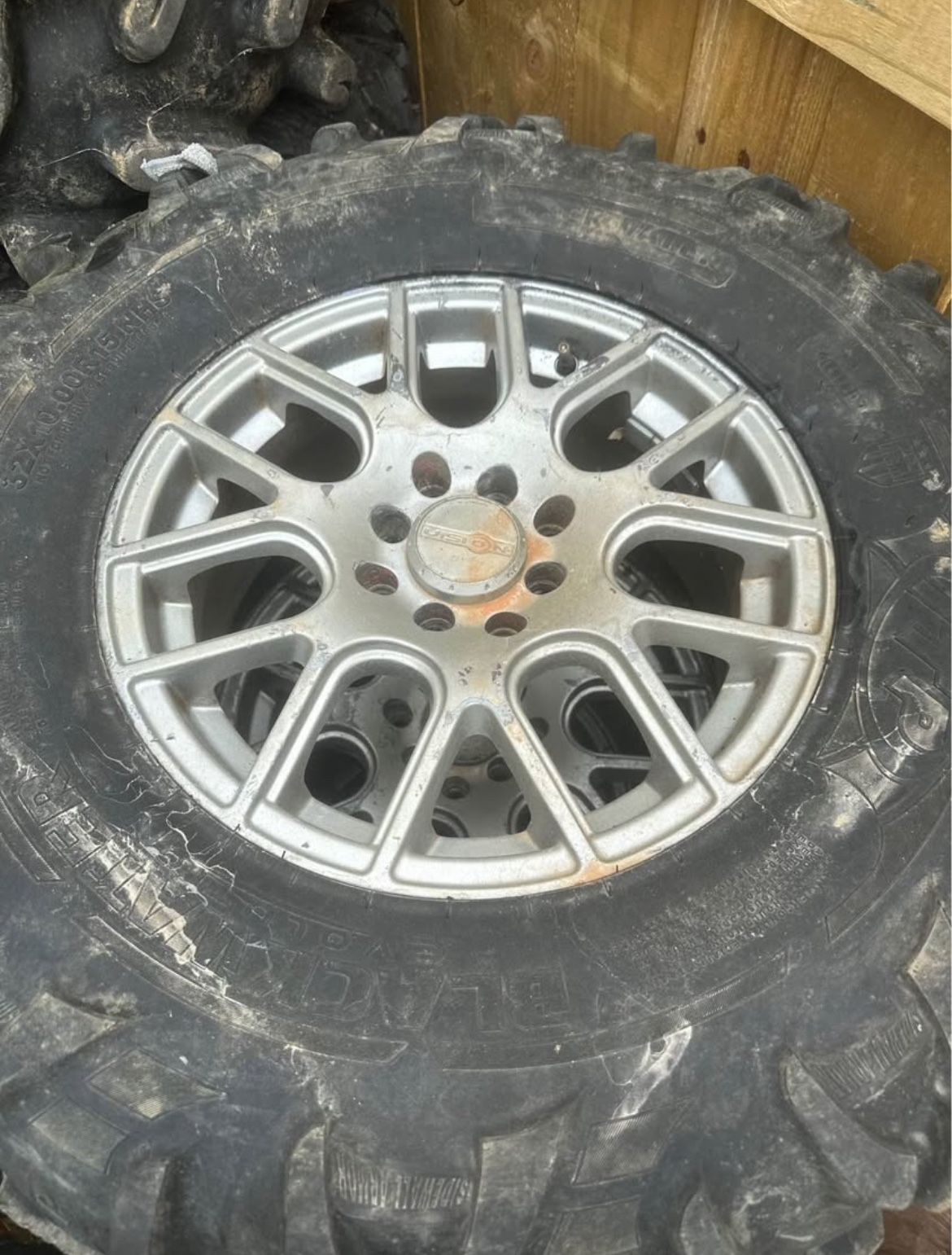 32” Blackwater Tires On 4x110 Rims
