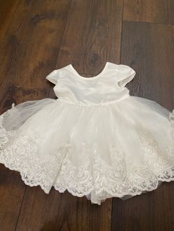 Girls white dress size 9/12 months by SHEIN #15