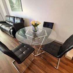 Dining Table - 4 Chairs Set