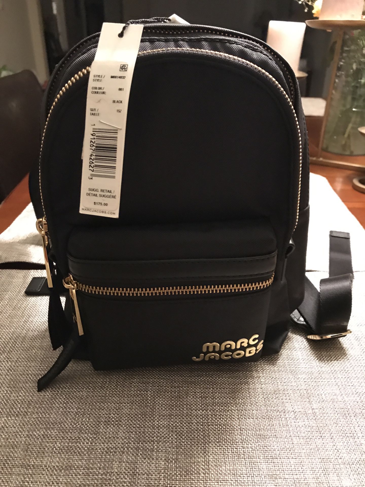 Marc Jacobs Trek Pack Mini Nylon Black Backpack M0014032
