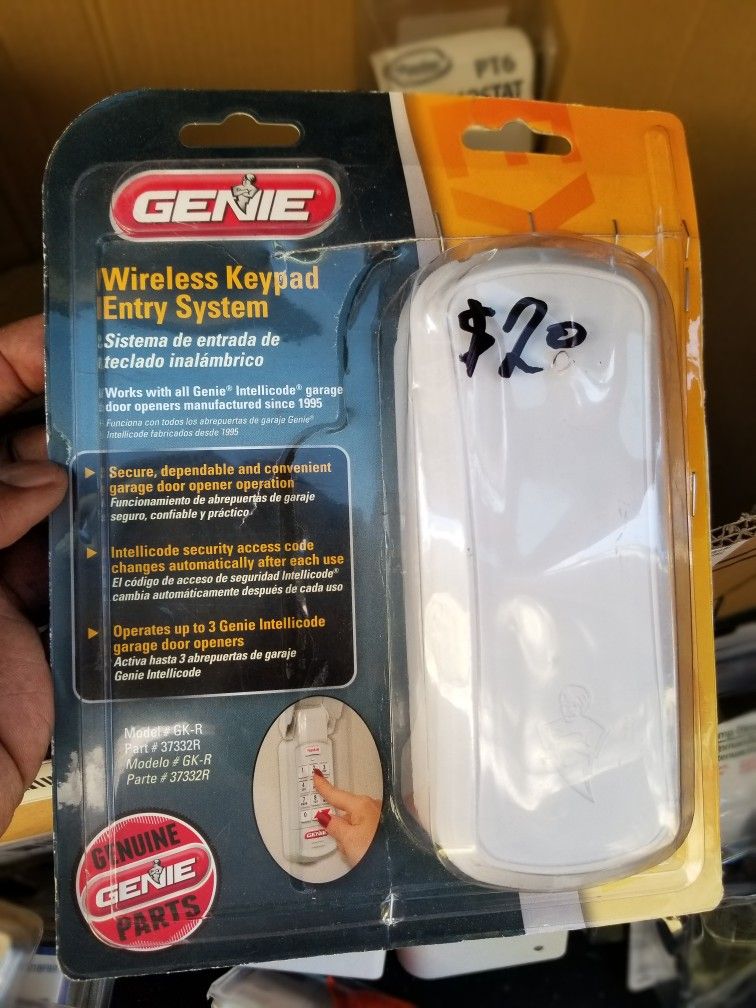Genie Wireless  Garage Entry 