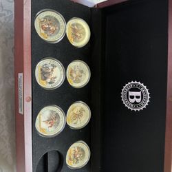 BRADFORD EXCHANGE: Spirit of Warrior, Proof Collection, 99.9% silver plated, 7/8