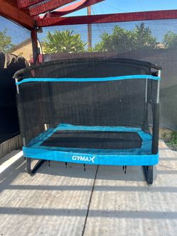 Gymax Kids Trampoline with Safety Net