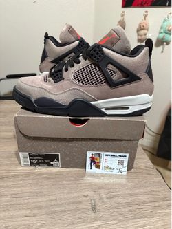 Size 10.5 - TRIED ON Nike Air Jordan 4 Retro Taupe Haze Brown
