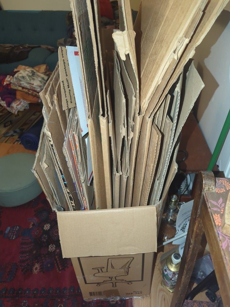 free moving boxes and wrapping