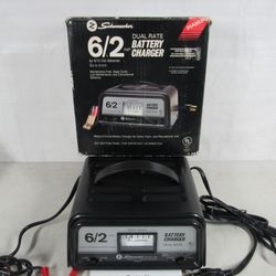 Schumacher 6/2 Amp Dual Rate Battery Charger 6 /12 Volt Model SE-82-6
