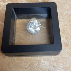 7.8 Ct Moissanite Natural Diamond VVS1 Round Cut