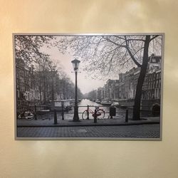 Ikea VILSHULT Picture Frame Bike Canal Amsterdam