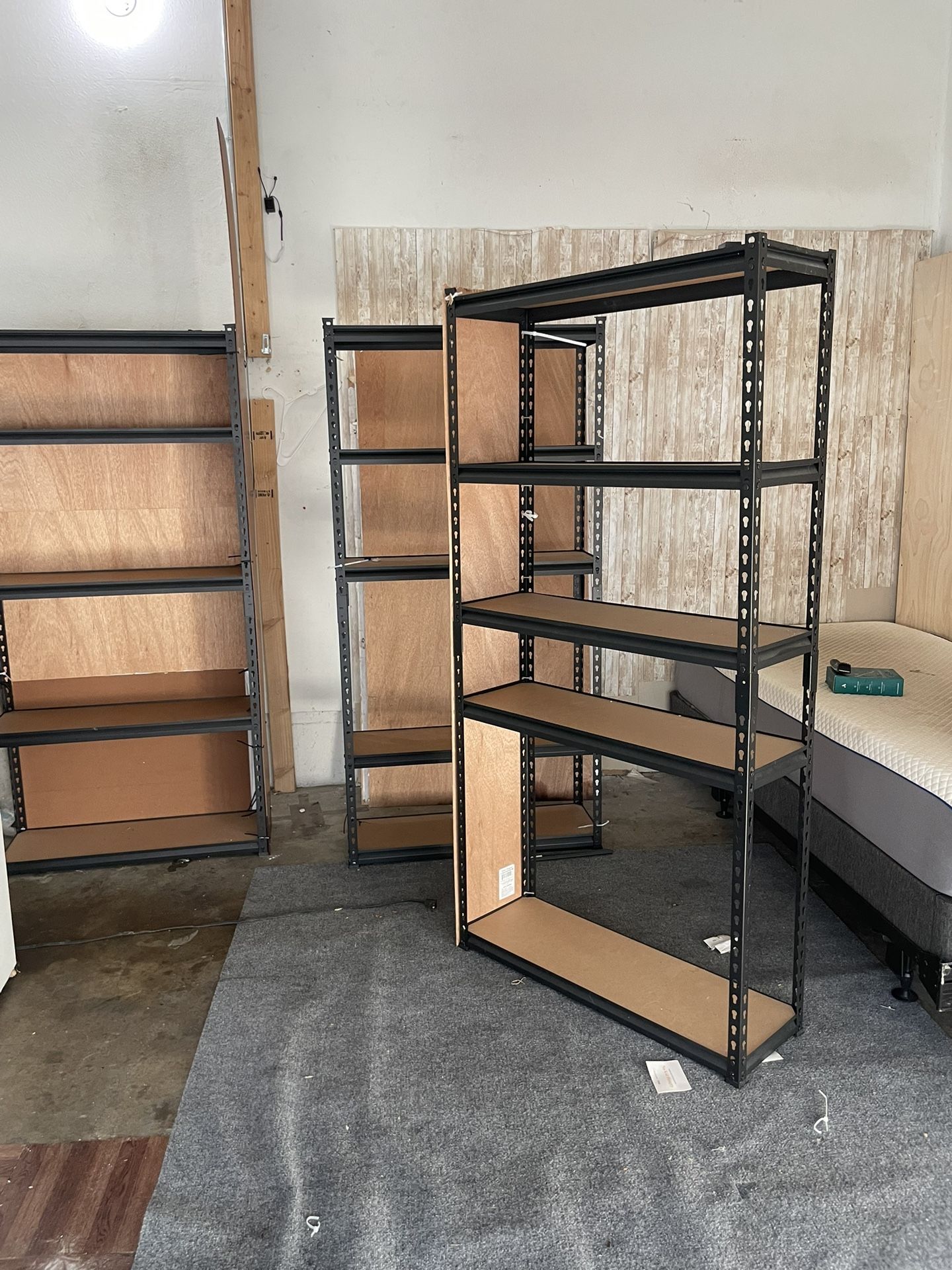 Heavy Duty 5-Tier Garage Shelving Unit, Metal Storage