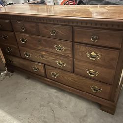 Vintage Solid Wood Dresser
