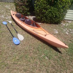 Wilderness Systems Pamlico 145t With Two Paddles