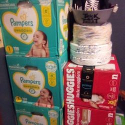 Pampers, Huggies And Toilet Paper 
