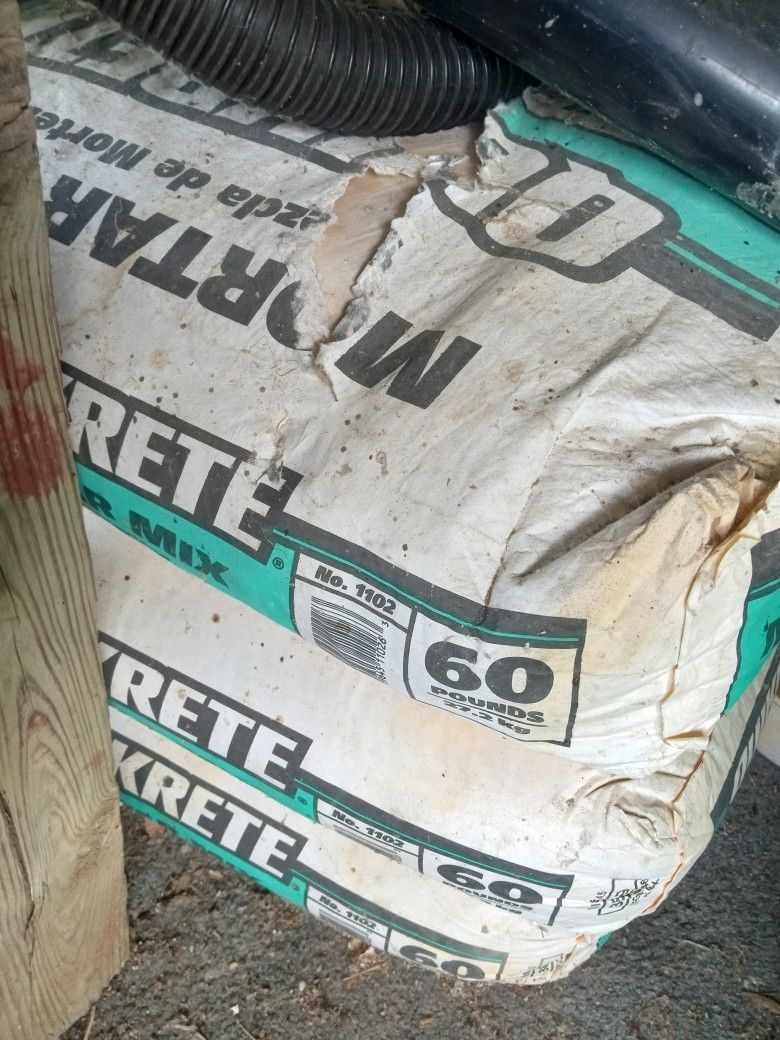 3 Bags Cement Not Been Open