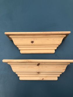 2 Wood Shelves