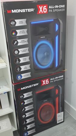 Monster X6 All-in-One PA Speaker (x2)
