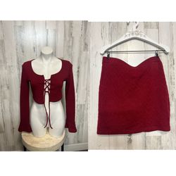 Two Piece Set - Skirt / Top 